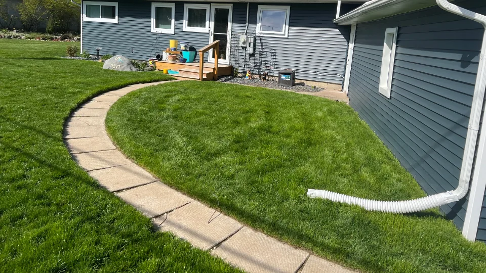 Before: Brick Paver Walkway and Porch