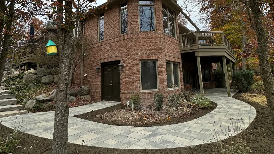 Brick Paver Patio & Walkway