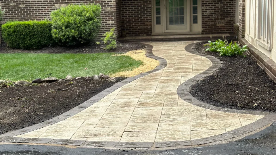 Brick Paver Sidewalk