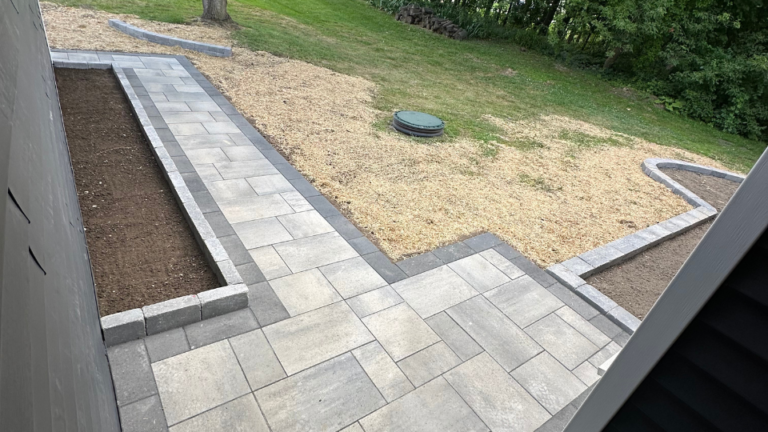 Walkway With Planter Boxes Reverse